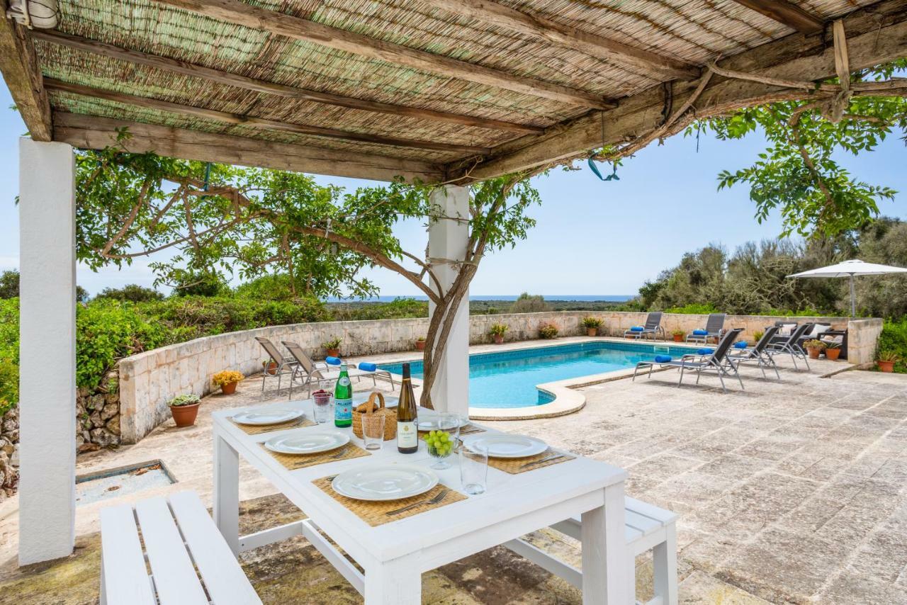 Finca Binicalaf Vell Cala En Porter  Esterno foto