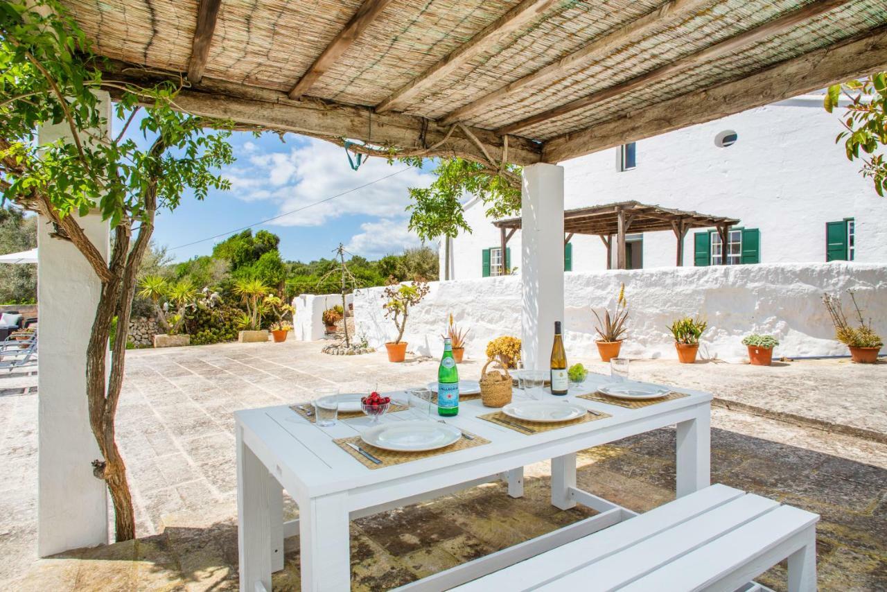 Finca Binicalaf Vell Cala En Porter  Esterno foto