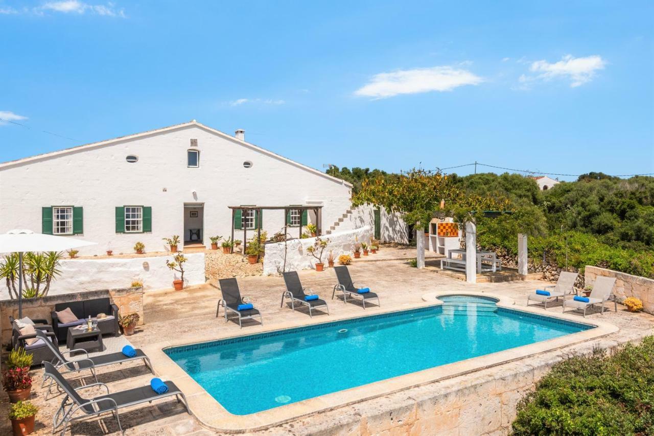 Finca Binicalaf Vell Cala En Porter  Esterno foto