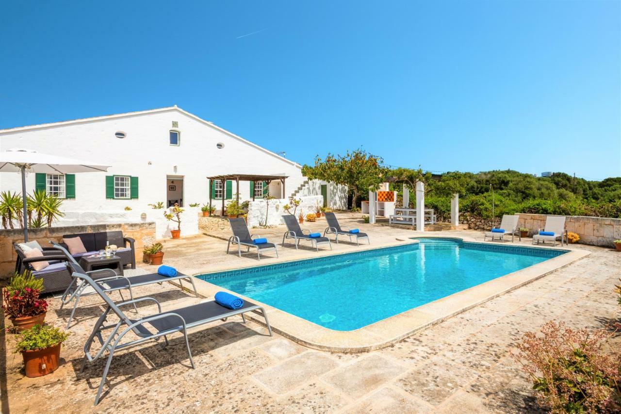 Finca Binicalaf Vell Cala En Porter  Esterno foto